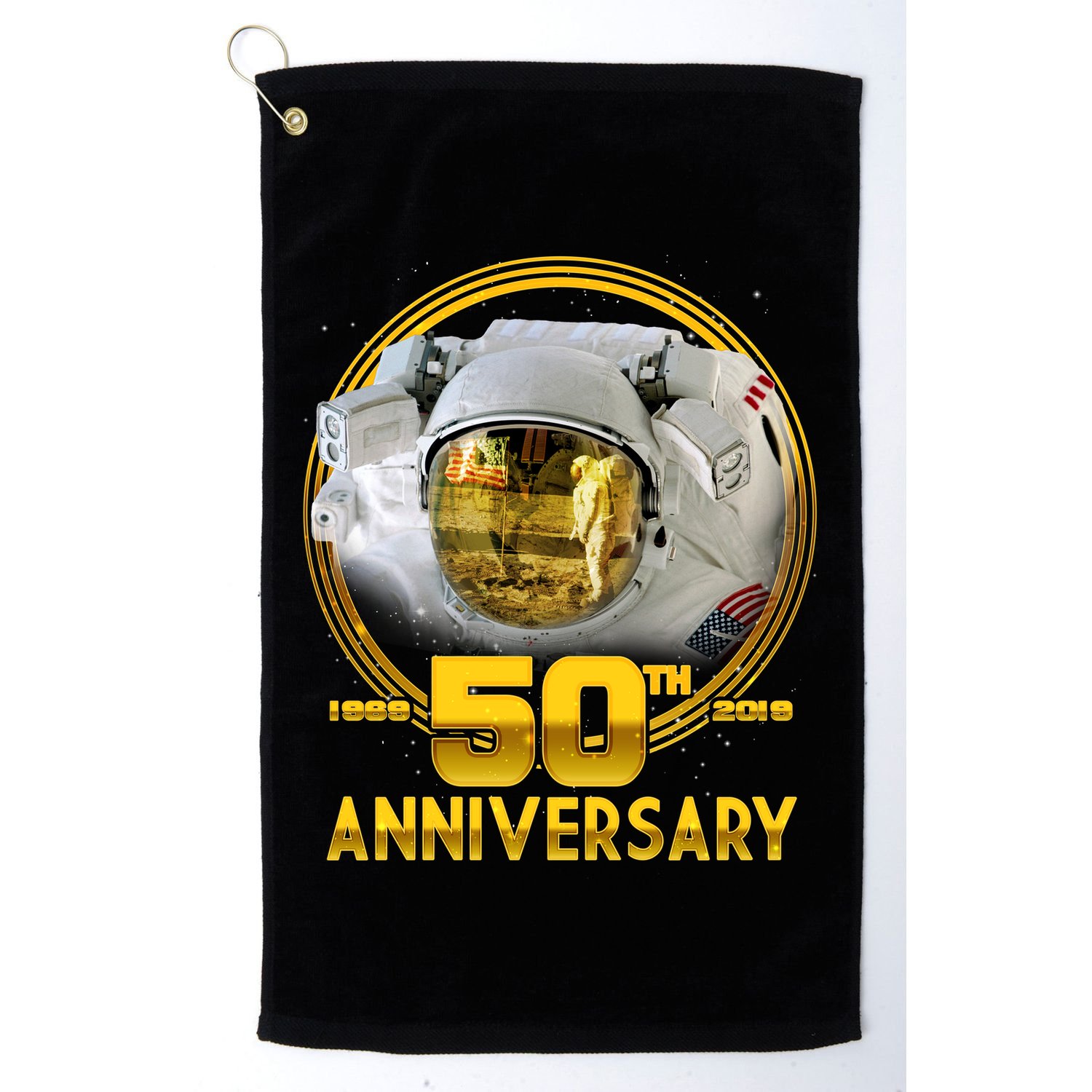 Apollo Landing 50th Golden Anniversary Golf Towel