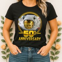 Apollo Landing 50th Golden Anniversary Womens T-Shirt