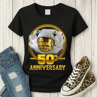 Apollo Landing 50th Golden Anniversary Womens T-Shirt