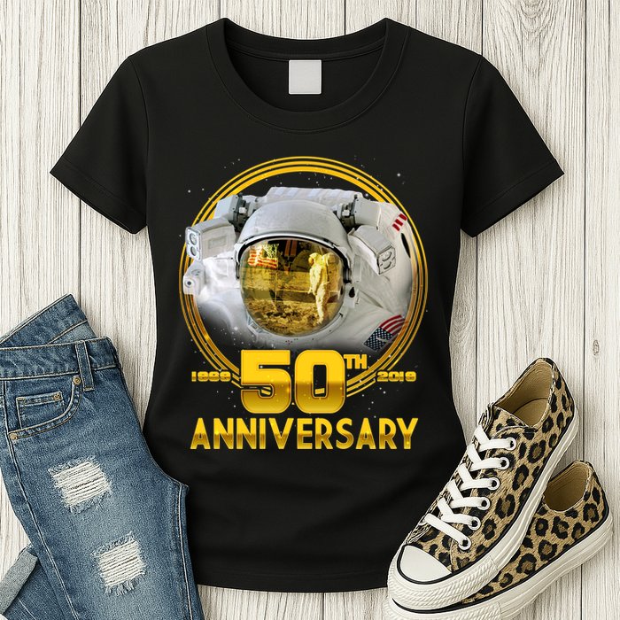 Apollo Landing 50th Golden Anniversary Womens T-Shirt
