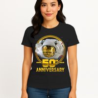Apollo Landing 50th Golden Anniversary Womens T-Shirt