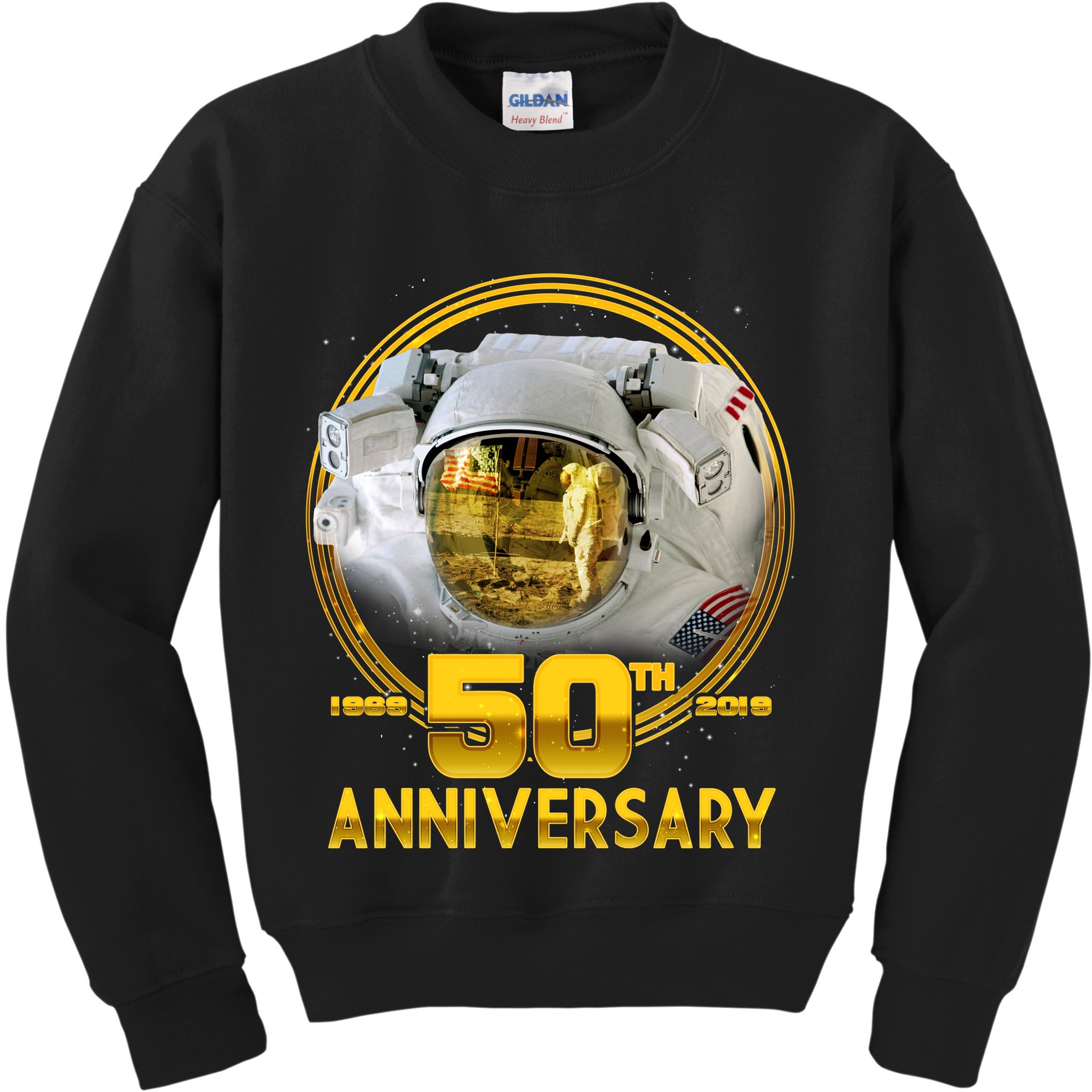 Apollo Landing 50th Golden Anniversary Kids Sweatshirt