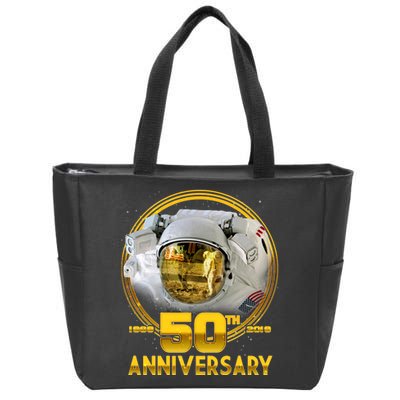 Apollo Landing 50th Golden Anniversary Zip Tote Bag