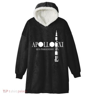 Apollo XI 50th Anniversary Moon Landing Hooded Wearable Blanket