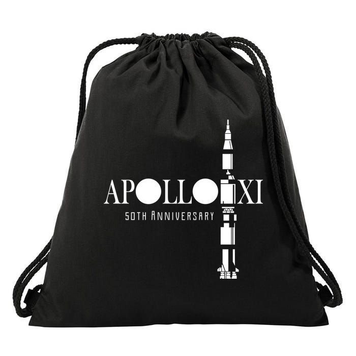 Apollo XI 50th Anniversary Moon Landing Drawstring Bag