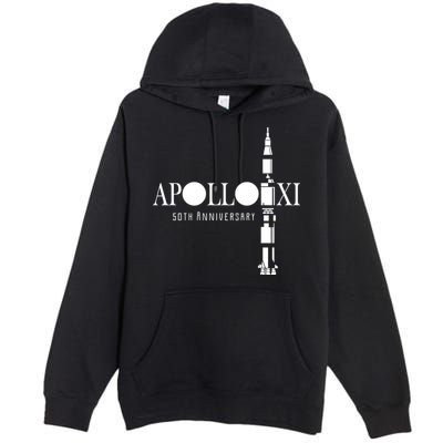 Apollo XI 50th Anniversary Moon Landing Premium Pullover Hoodie