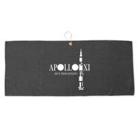Apollo XI 50th Anniversary Moon Landing Large Microfiber Waffle Golf Towel