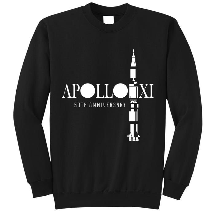 Apollo XI 50th Anniversary Moon Landing Tall Sweatshirt