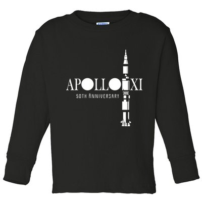 Apollo XI 50th Anniversary Moon Landing Toddler Long Sleeve Shirt