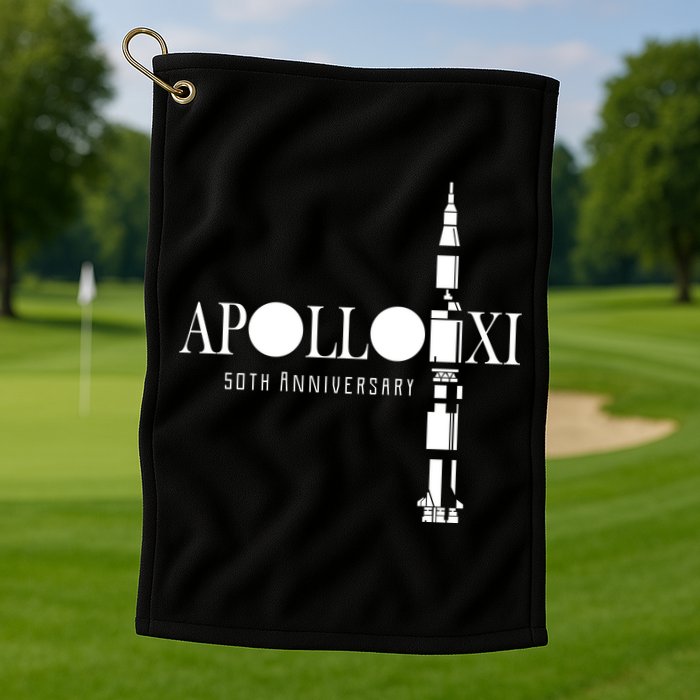 Apollo XI 50th Anniversary Moon Landing Golf Towel