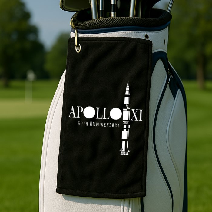 Apollo XI 50th Anniversary Moon Landing Golf Towel