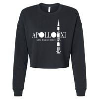 Apollo XI 50th Anniversary Moon Landing Cropped Pullover Crew