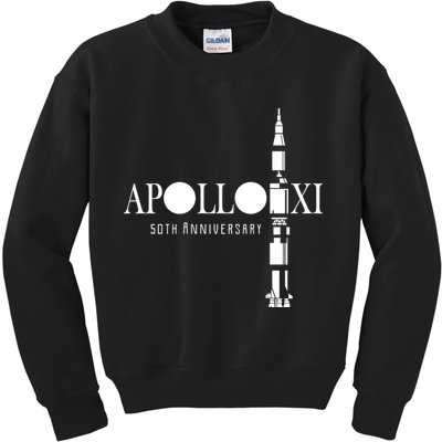 Apollo XI 50th Anniversary Moon Landing Kids Sweatshirt