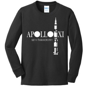 Apollo XI 50th Anniversary Moon Landing Kids Long Sleeve Shirt