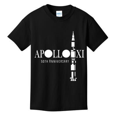 Apollo XI 50th Anniversary Moon Landing Kids T-Shirt