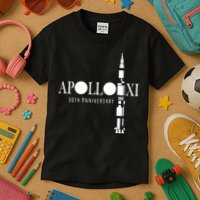 Apollo XI 50th Anniversary Moon Landing Kids T-Shirt