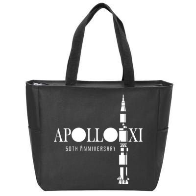 Apollo XI 50th Anniversary Moon Landing Zip Tote Bag