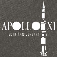 Apollo XI 50th Anniversary Moon Landing Cotton Canvas Backpack