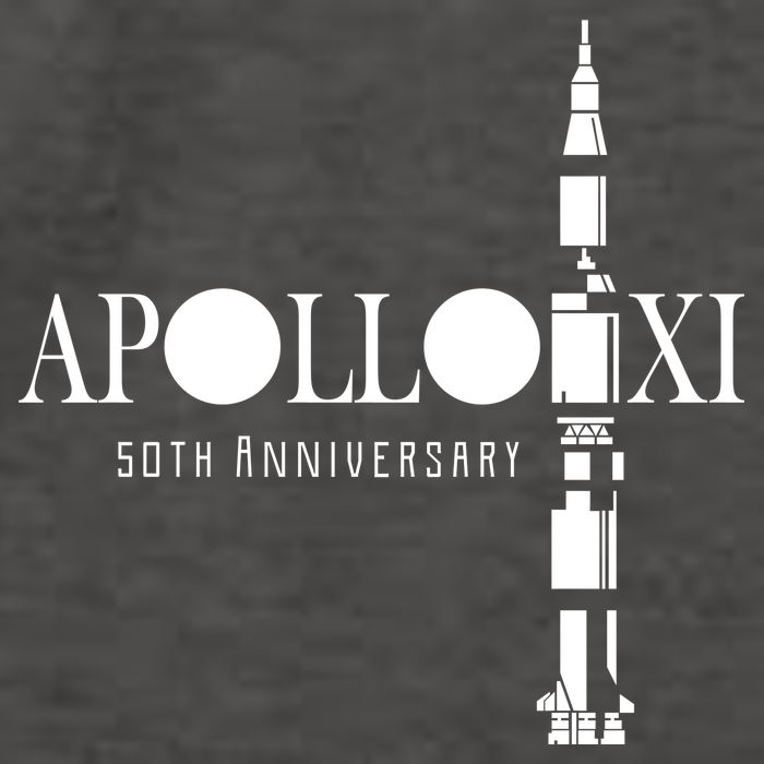 Apollo XI 50th Anniversary Moon Landing Vector Backpack