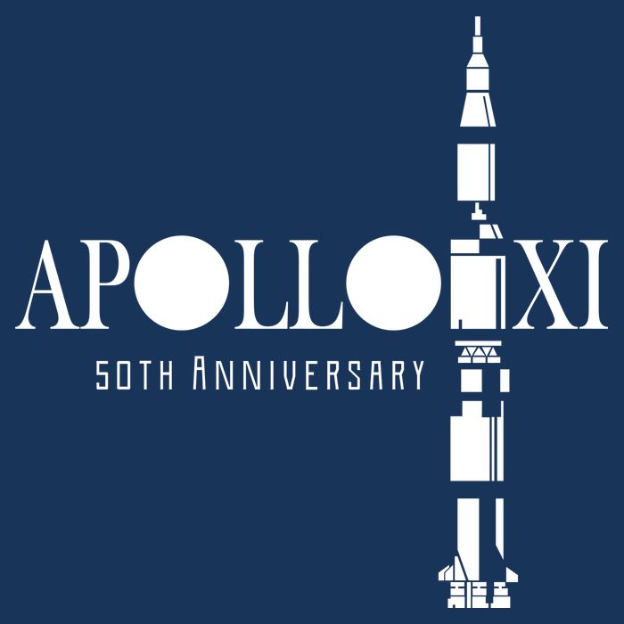Apollo XI 50th Anniversary Moon Landing Infant Baby Jersey Bodysuit