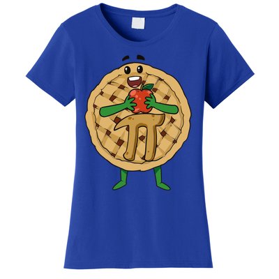 Apple Pie Pi Math Science Teacher 3 14 Funny Pi Day Lover Meaningful Gift Women's T-Shirt