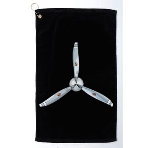 Aircraft Propeller Pilot Airplane Prop Aviation Design Platinum Collection Golf Towel