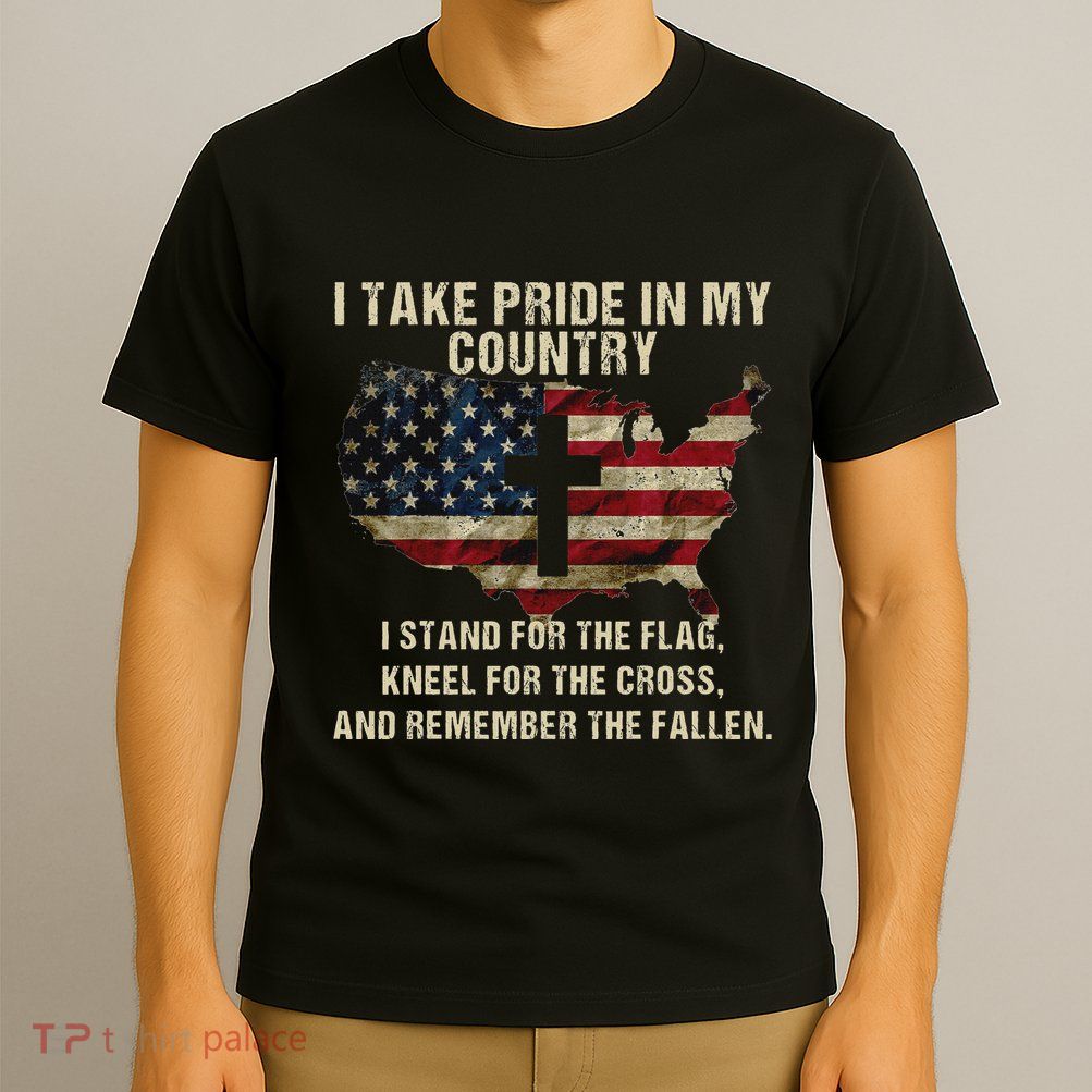 American Pride Patriotic American Flag T-Shirt