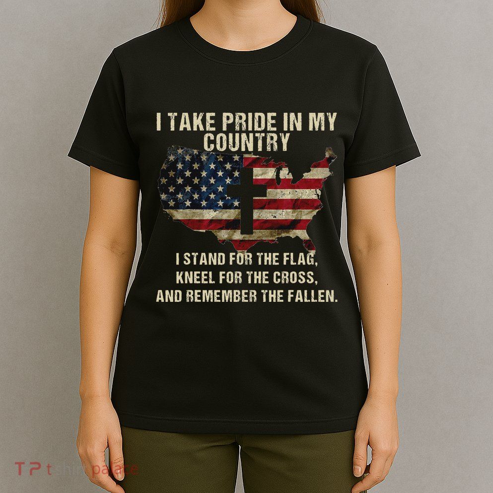American Pride Patriotic American Flag T-Shirt