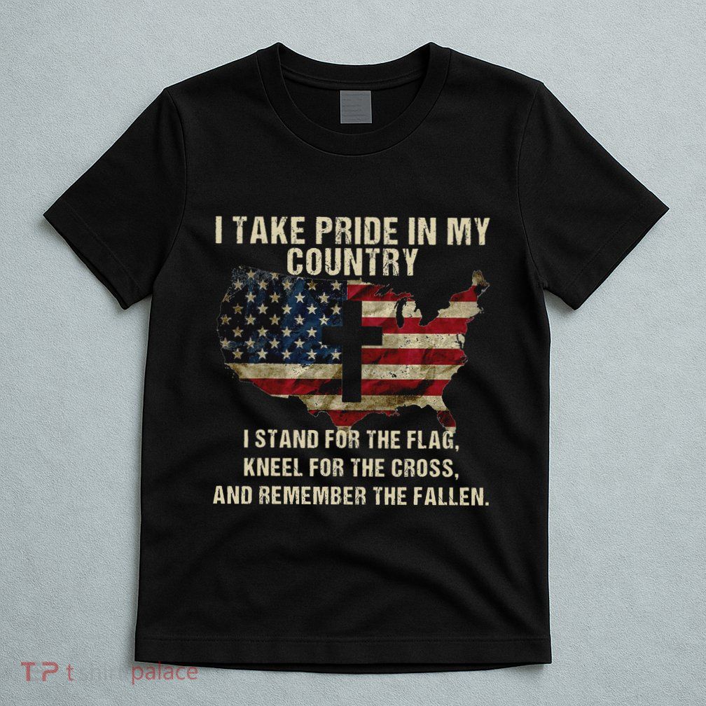 American Pride Patriotic American Flag T-Shirt