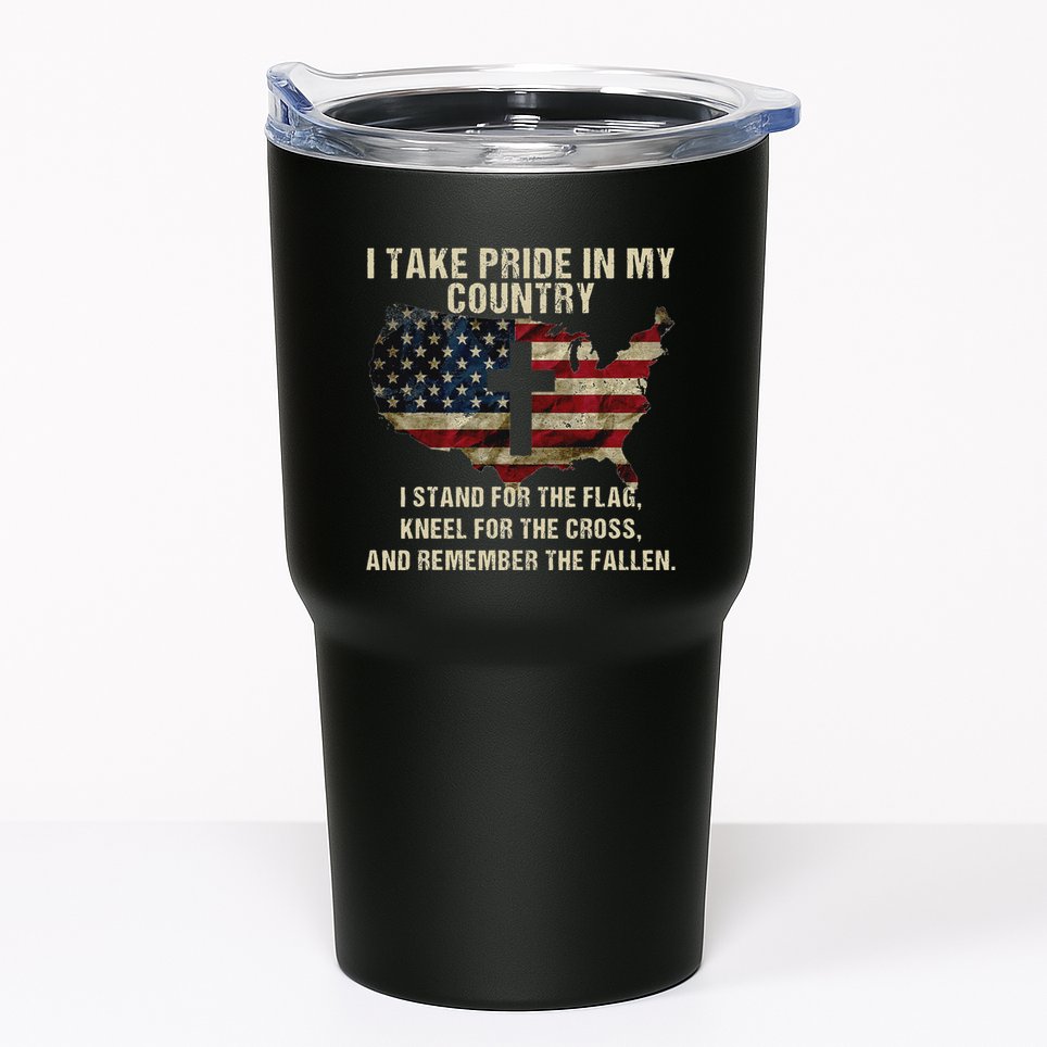 American Pride Patriotic American Flag Tumbler