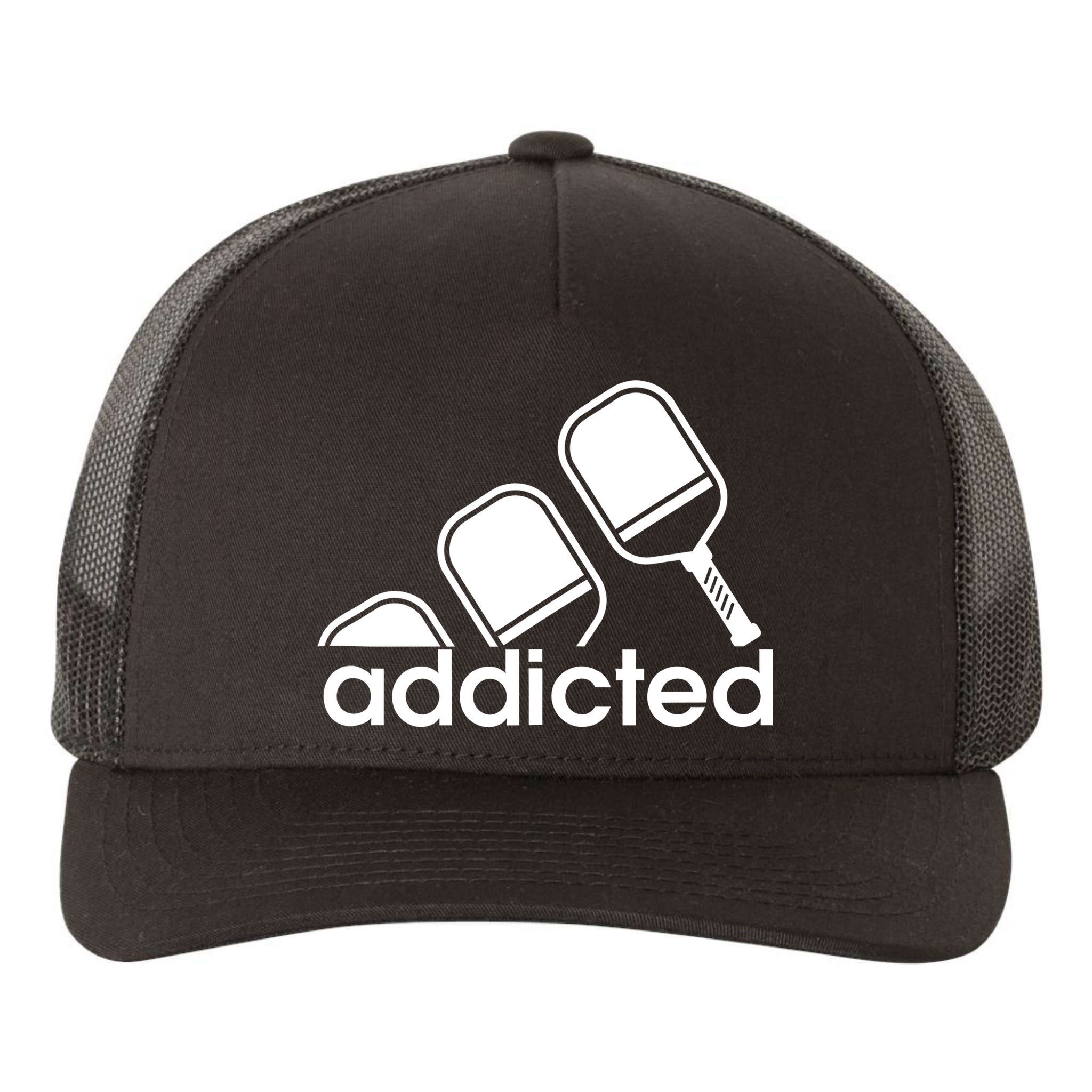 Addicted Pickleball Player Yupoong Adult 5-Panel Trucker Hat