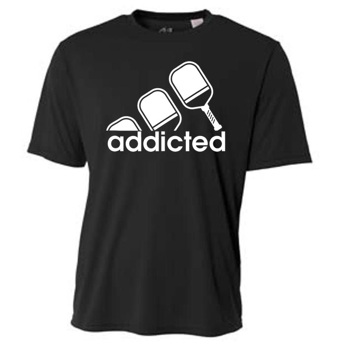 Addicted Pickleball Player Cooling Performance Crew T-Shirt