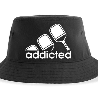 Addicted Pickleball Player Sustainable Bucket Hat
