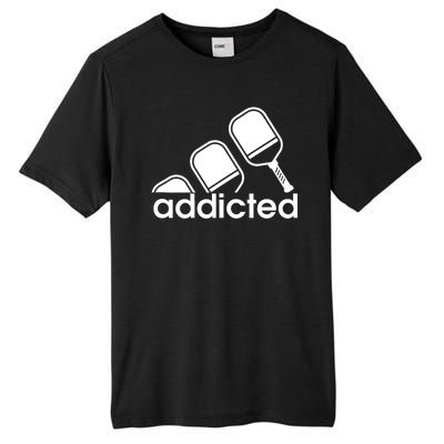 Addicted Pickleball Player Tall Fusion ChromaSoft Performance T-Shirt