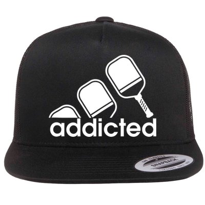 Addicted Pickleball Player Flatbill Hat