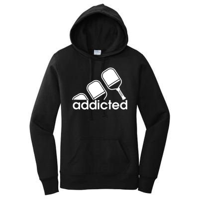 Addicted Pickleball Player Women's Pullover Hoodie