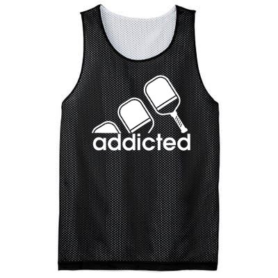 Addicted Pickleball Player Mesh Reversible Basketball Jersey Tank