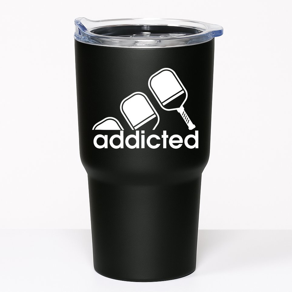 Addicted Pickleball Player Tumbler