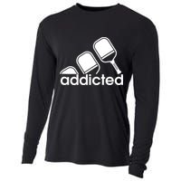 Addicted Pickleball Player Cooling Performance Long Sleeve Crew
