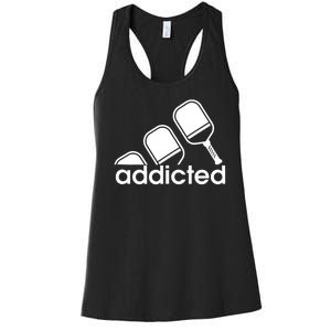 Addicted Pickleball Player Women's Racerback Tank