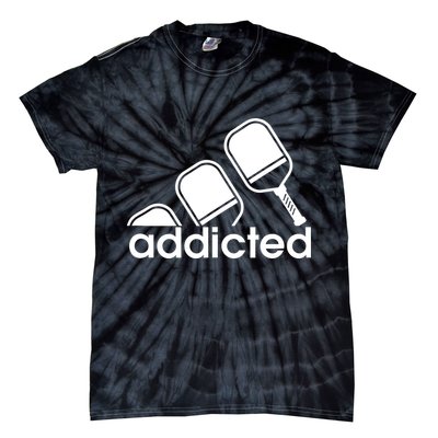 Addicted Pickleball Player Tie-Dye T-Shirt