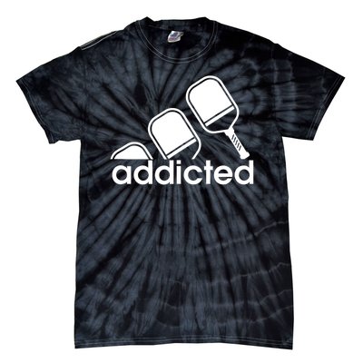 Addicted Pickleball Player Tie-Dye T-Shirt