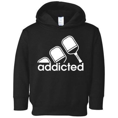 Addicted Pickleball Player Toddler Hoodie