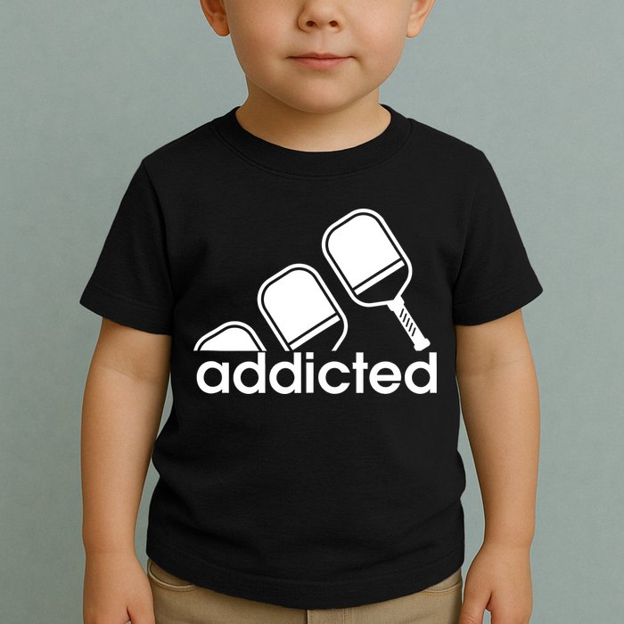 Addicted Pickleball Player Toddler T-Shirt