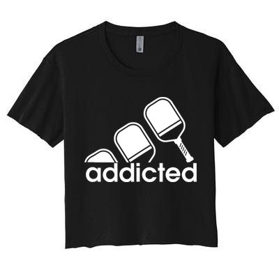 Addicted Pickleball Player Crop Top