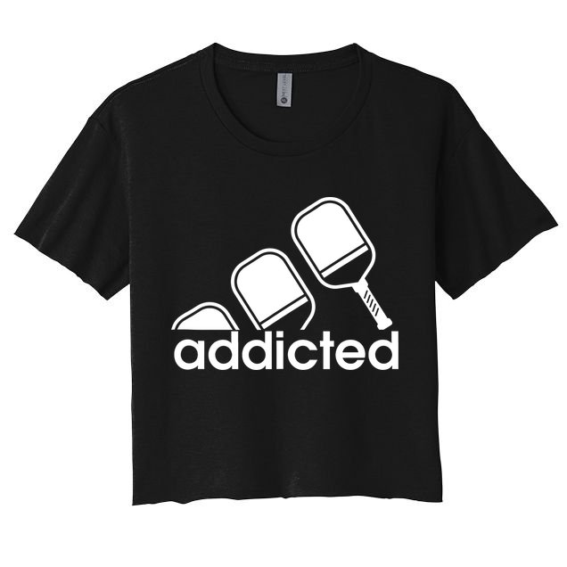 Addicted Pickleball Player Crop Top