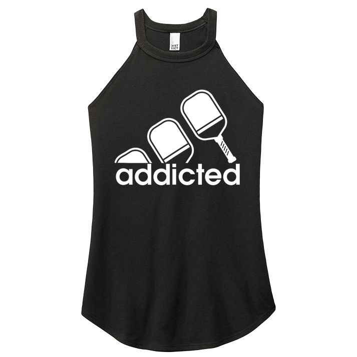 Addicted Pickleball Player Women's Perfect Tri Rocker Tank