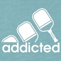 Addicted Pickleball Player Sueded Cloud Jersey T-Shirt
