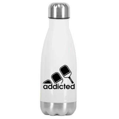 Addicted Pickleball Player Stainless Steel Insulated Water Bottle