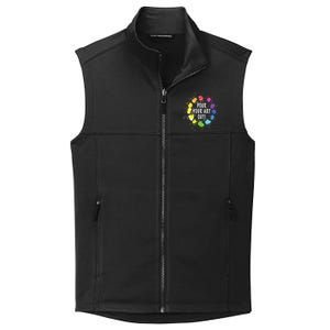 Acrylic Paint Pouring Artist Fluid Art Painter Color Whee Collective Smooth Fleece Vest